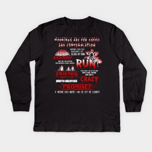 Stranger Things Quotes Kids Long Sleeve T-Shirt